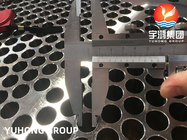 Onderdelen voor warmtewisselaars, ASTM A182 F316L, 1.4404 gesmeed buisblad van roestvrij staal