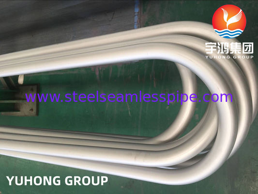 ASME SB444 Inconel 625 / UNS N06625 Nikkel legering staal U Bend naadloos buisje
