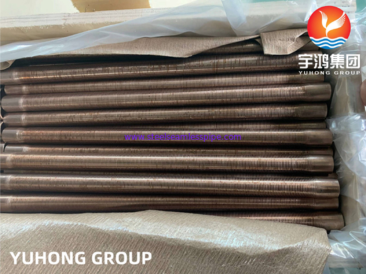 ASTM B111 UNS C70600 O61 koper-nikkellegering laagvinnenbuis voor warmtewisselaars