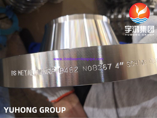ASTM B462 legering Al6XN, UNS N08367 WNRF Flangen van staal van nikkellegering CL3000 voor olie en gas