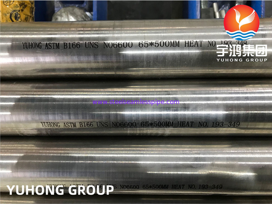 Nicke Alloy buis Inconel 600 naadloze buis voor warmtewisselaar SB163 UNS N06600