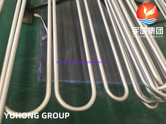 ASME SB444 Inconel 625 / UNS N06625 Nikkel legering staal U Bend naadloos buisje