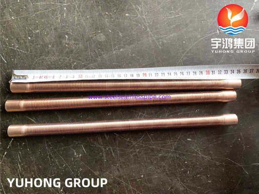 B111 C70600 CU/NI 90/10 LOW FIN TUBE COPPER NICKEL ALLOY luchtkoeler