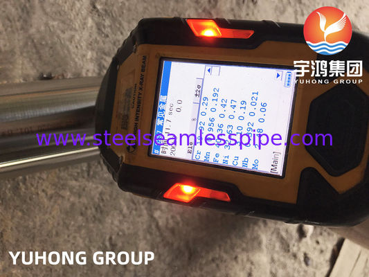ASTM B729 LEGERING 20 / UNS NO8020 HASTELLOY NAADLOZE PIJP 100% UT