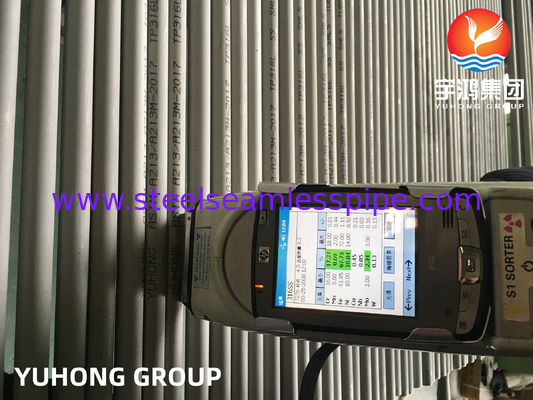 ASTM A213 TP316L koud getrokken naadloze buis van roestvrij staal voor warmtewisselaars en ketels