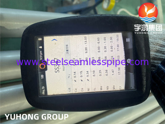 ASTM A213 TP347H Roestvrijstalen Naadloze Buis voor Warmtewisselaar- en Keteltoepassingen met Corrosiebestendigheid en Hoge Temperatuurstabiliteit