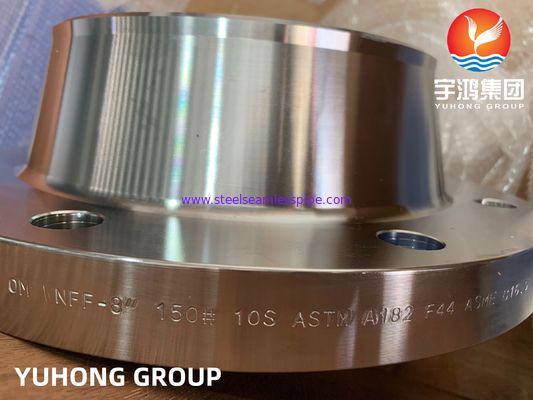 ASTM A182 F44 / legering 254 SMO / UNS S31254 Stainless Steel Weld Neck Flange