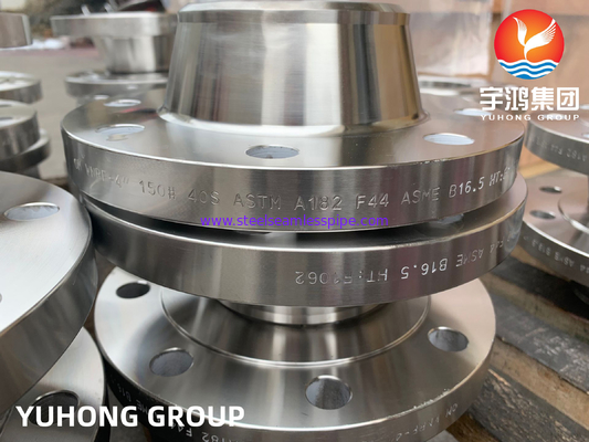 ASTM A182 F44 / legering 254 SMO / UNS S31254 Stainless Steel Weld Neck Flange