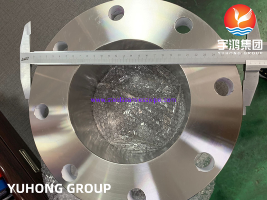 ASTM A182 F44 / legering 254 SMO / UNS S31254 Stainless Steel Weld Neck Flange