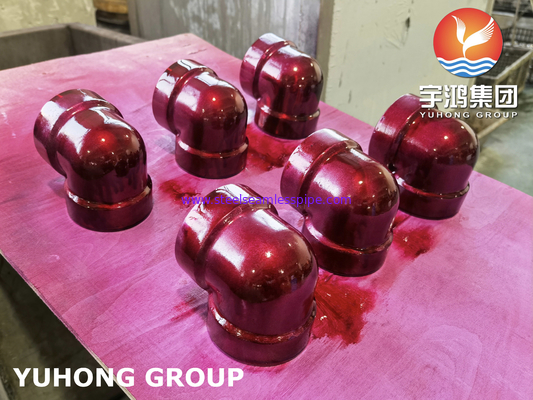 A182 F53 Socket Weld Elbow, UNS S32750 Super Duplex Steel Gesmeed Fitting