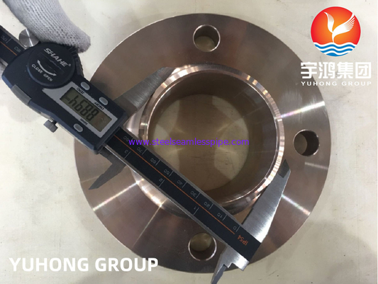 ASTM B151 C70600 2.0872 Cu-Ni-legering gesmeed Weldneck Flange RF B16.5