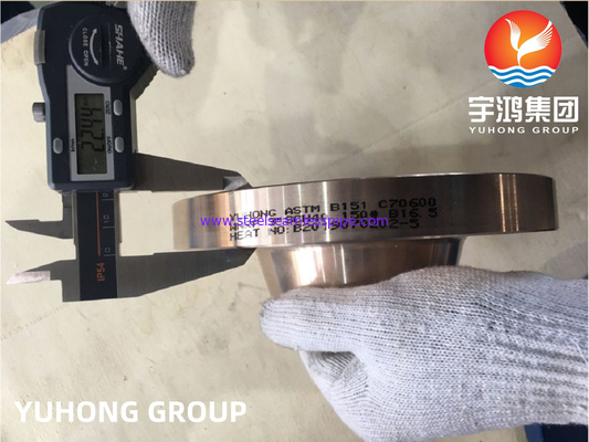 ASTM B151 C70600 2.0872 Cu-Ni-legering gesmeed Weldneck Flange RF B16.5