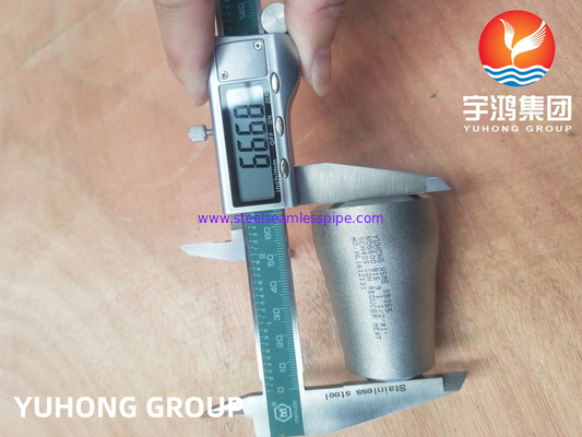 Buttweld ASME SB366 N06600 2.4816 Inconel 600 concentrische reducer