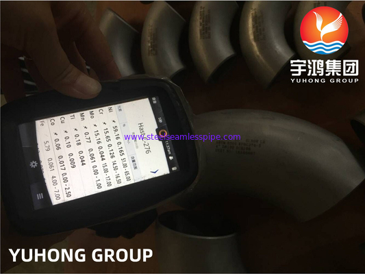 Hastelloy nikkellegering ASTM B366 C-276 BW Fitting Elbow
