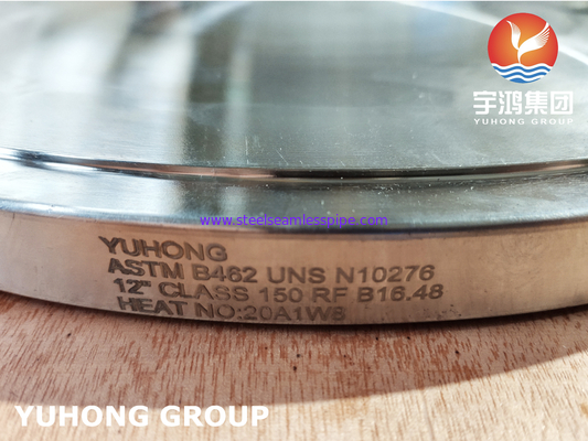 Hastelloy C276 (N10276) Brilblinde flens B16.48, ASTM B462 / ASME SB462