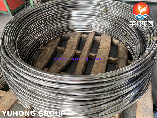 ASTM A269 TP316L naadloos spoelbuis van roestvrij staal, BA-convectiebuis spoel