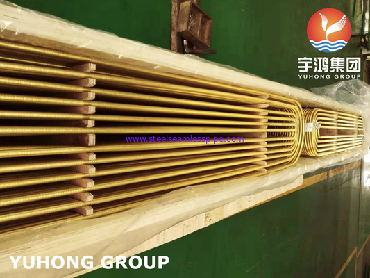 B111 C68700 Aluminium messing o61 Gekoeld U-buigbuis koperlegering koud getrokken