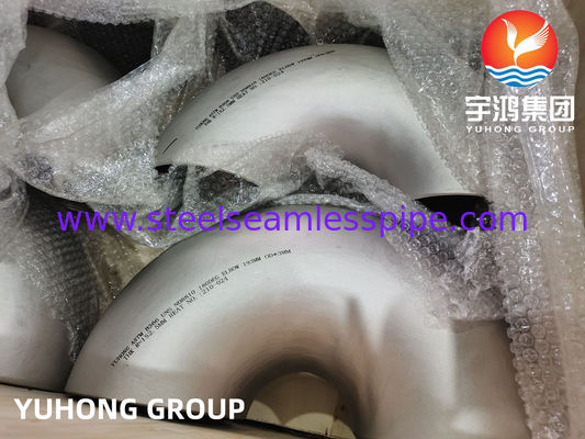 Nikkel legering stomplaskoppeling, Incoloy 800H LR elleboog 90/180 graden, voor kerncentrale