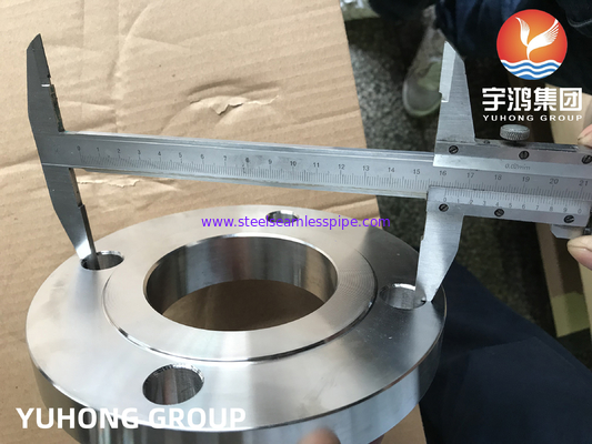 ASME A182 F304/f304L/F316 / F316L Brida de Acero Roestvrij Slip On Flange Lashals Flange RF FF