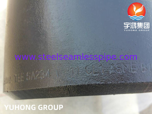 ASTM A234 WP11 legeringsstaal Butt Weld Tee ASME B16.9 voor hoge temperatuurleidingen