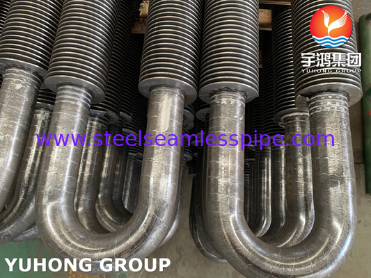 U Bend Fin Tube, ASTM A106 Gr. B High Frequency Welded Fin Tube voor warmtewisselaars