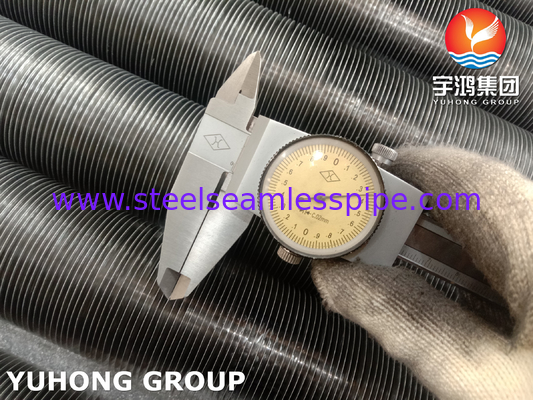 ASME SB163 UNS N04400 Nickellegering G-type Fin Tube met aluminiumvinnen