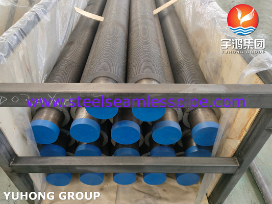 ASME SA106 GR.B Hoogfrequentiegeweldde koolstofstaal / HFW Fin Tube voor boiler