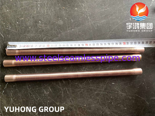 ASTM B111 C70600 O61 Low Fin Tube Copper Alloy Seamless Tube Cu Ni 90 / 10 Warmtewisselaar Fin Tube Air Cooler Verwarmingssysteem