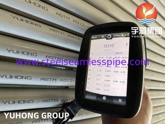 ASME SA2312 TP310S∙ ASTM A312 TP310S TP310H 310S 310MoLN roestvrij staal buis voor olie en gas industrie