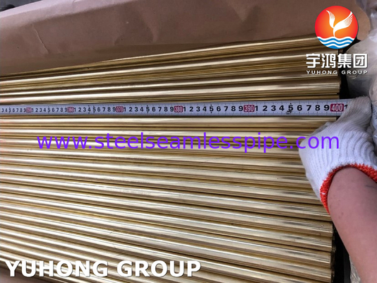 ASTM B111 C44300 Admiralty Messing naadloze warmtewisselaar, condensatorbuis