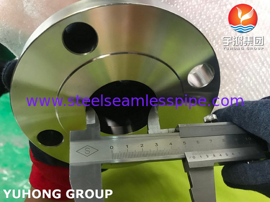 ASTM A182 F60, UNS S32205, 1,4462 duplex stalen lasnekflens, rasied gezicht B16.5