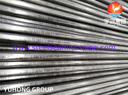 ASTM A213 / ASME SA213 T9 U Bend Tube Legering Steelloze warmtewisselaarbuis