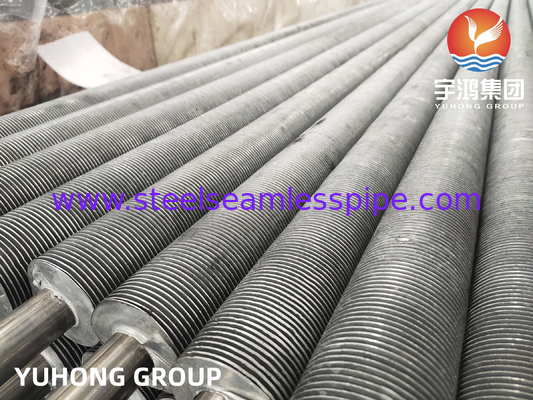 Extrudeerde vinnenbuis van roestvrij staal Vinnenbuis ASME SA249 TP304 Aluminium1060 Radiator Warmtewisselaar Luchtkoeler Toepassing