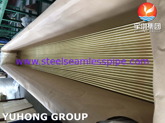 Koperen legering naadloos buis Admiralty Messing buis ASTM B111 C44300 C71500 C68700