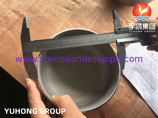Butt weld fittings, ASTM A403 WP304-S roestvrij staal naadloze eindkappen, ASME B16.9