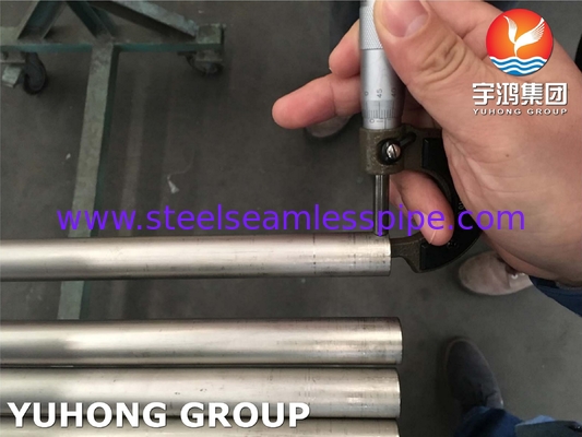 ASME SB338 GR1, GR7, GR9, GR12 Stalen buis van titaniumlegering voor condensatorketels