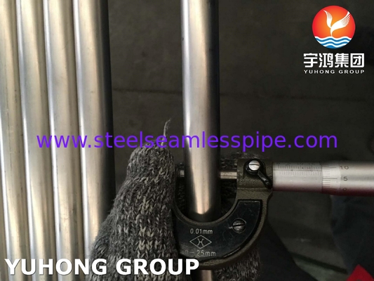 ASME SB338 GR1, GR7, GR9, GR12 Stalen buis van titaniumlegering voor condensatorketels