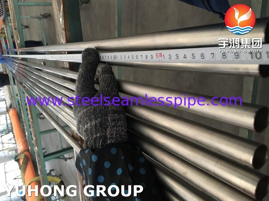 ASME SB338 GR1, GR7, GR9, GR12 Stalen buis van titaniumlegering voor condensatorketels