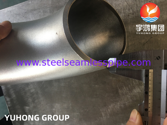 ASTM A403 / ASME SA403 WPS31254 Roestvrij staal naadloos bevestigend elleboog Buttwelded B16.9