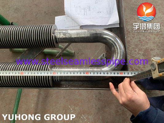 ASTM A106 HF Lasgroep B Carbon Steel U Bend Fin Tube Voor Warmtewisselaar