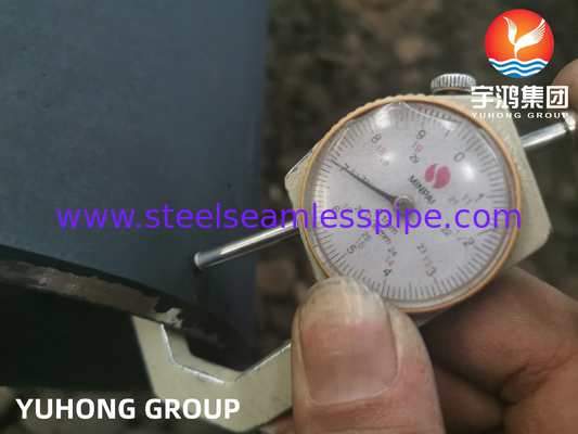 ASTM A335 / ASME SA335 P9 Legering staal naadloze pijp zwart schilderij afgeschuind uiteinde