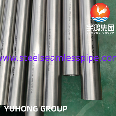 ASTM B861 GR.2 Titanium Legering Pijp Naadloos Warmtewisselaar Condensor Toepassing