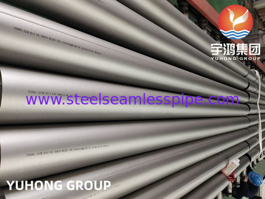 ASTM B514 Inconel 800H UNS N08800 Inconel Nickel Alloy Gesolde Pipe voor Gasverwerking