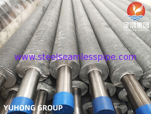 Stainless Steel Extruded Fined Tube SA249 TP304 Gesolde Tube Met Aluminium Fin