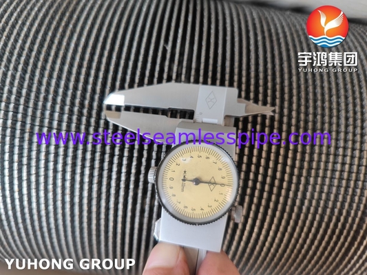 HFW Geraasde Fin Tube ASTM A312 TP347 Economizer Hoog warmteoverdrachtsysteem