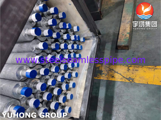 ASTM B163 Incoloy 825 Nickel Alloy Steel Fin Tube Type G Fin voor superverwarming