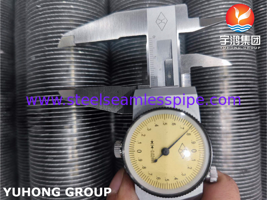 ASTM B163 Incoloy 825 Nickel Alloy Steel Fin Tube Type G Fin voor superverwarming