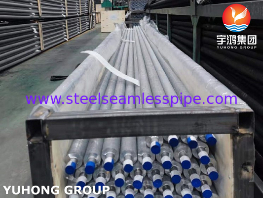 ASTM B163 Incoloy 825 Nickel Alloy Steel Fin Tube Type G Fin voor superverwarming