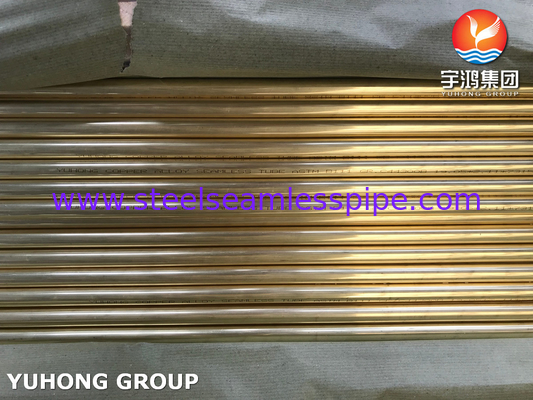 ASTM B111 C44300 Admiralty Messing naadloze warmtewisselaar, condensatorbuis