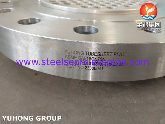 ASME SA516 Gr.70N Carbon Steel Tube Sheet Plate voor warmtewisselaar
